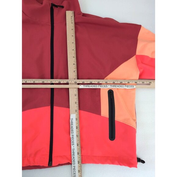 Under Armour Unstoppable Jacket Womens S Orange Full Zip Athletic Athleisure - Picture 11 of 11